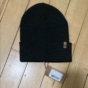 Fjallraven Black and Green Knit Hats Accessories
